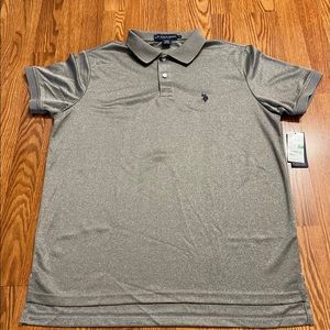 US POLO Assn. Performance Mens short sleeve polo